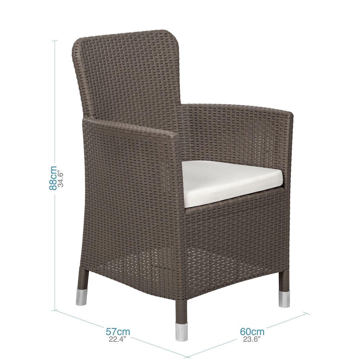 PLASTICOS MQ - Sillon Capri Para Exterior e Interior Marca MQ