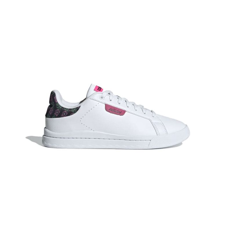 ADIDAS - Tenis Mujer adidas Court Silk - Blanco - Rosado.-_.