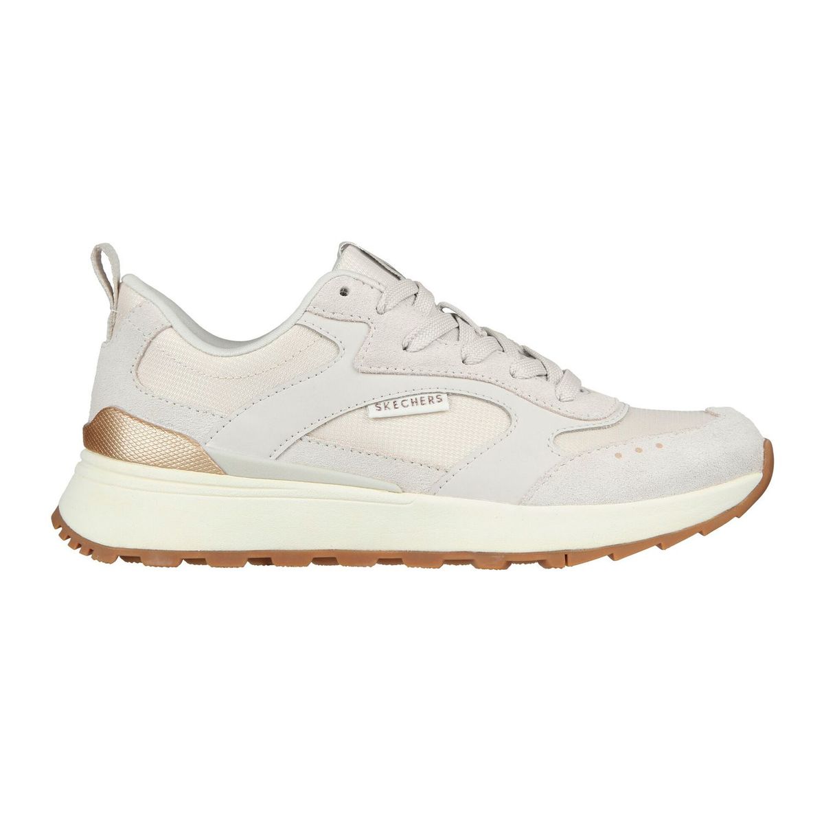 SKECHERS - TENIS SKECHERS BEIGE PARA DAMA SK SUNNY STREET SUNSHINE STEPS OFF WHITE 155423OFWT