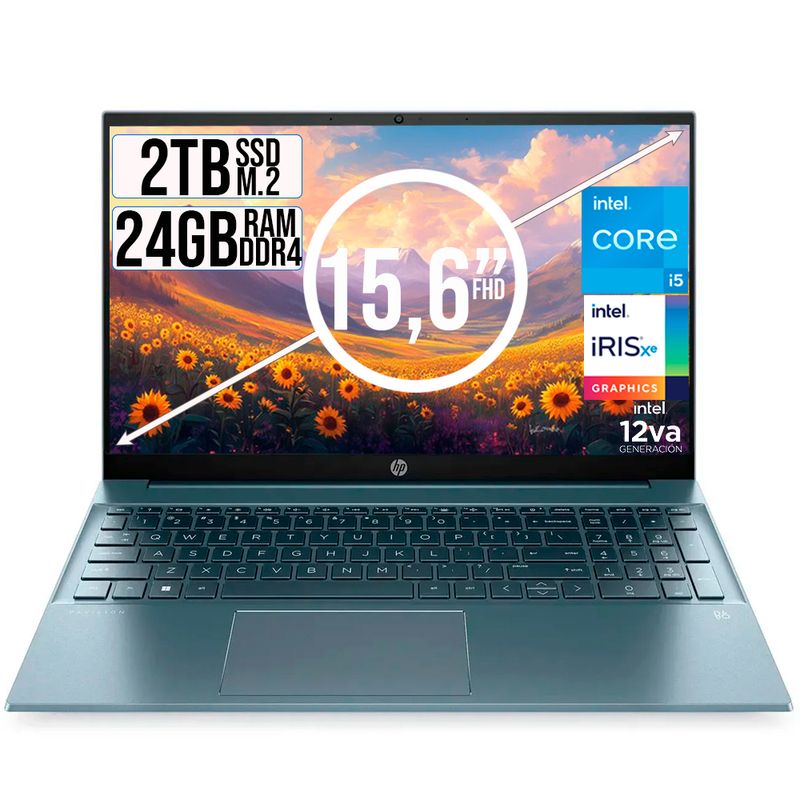 HP - HP PAVILION INTEL CORE I5-1235U SSD 2TB RAM 24GB LED 15,6 FULL HD