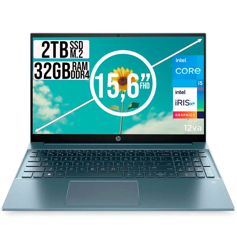 HP - HP PAVILION INTEL CORE I5-1235U SSD 2TB RAM 32GB LED 15,6 FULL HD