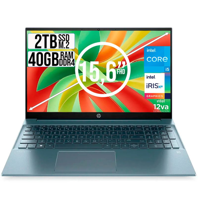 HP - HP PAVILION INTEL CORE I5-1235U SSD 2TB RAM 40GB LED 15,6 FULL HD