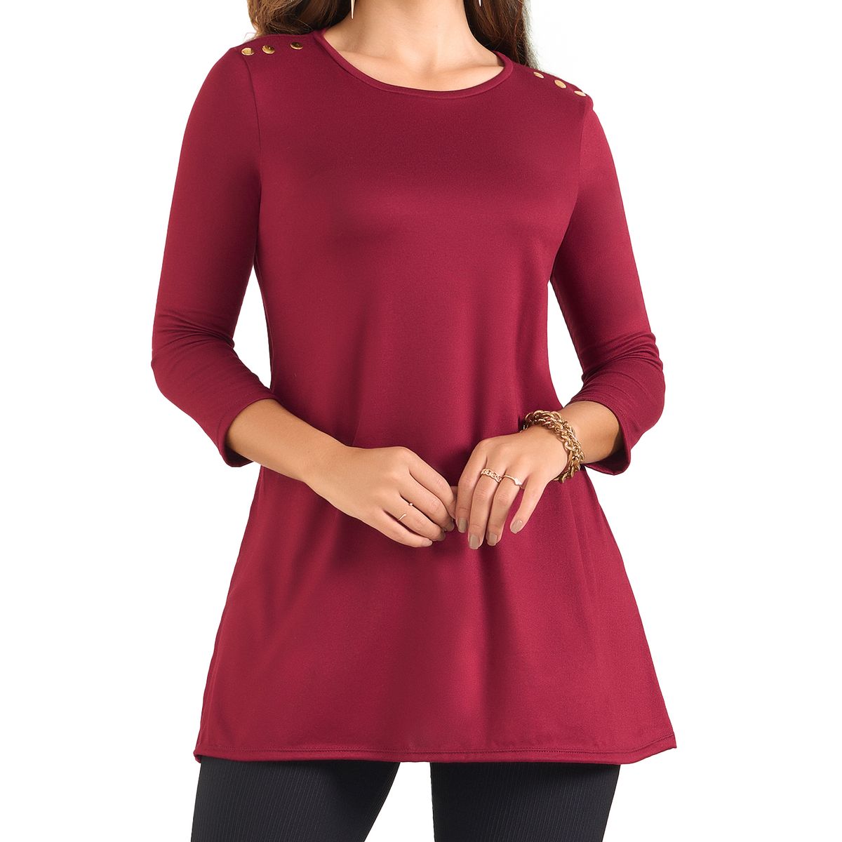 CROYDON - Vestido Paulete Vino Croydon para Mujer