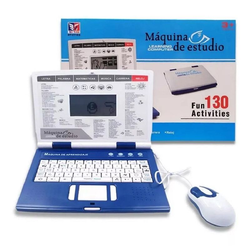 GENERICO - Computador Didáctico Infantil Juguete 130 Funciones