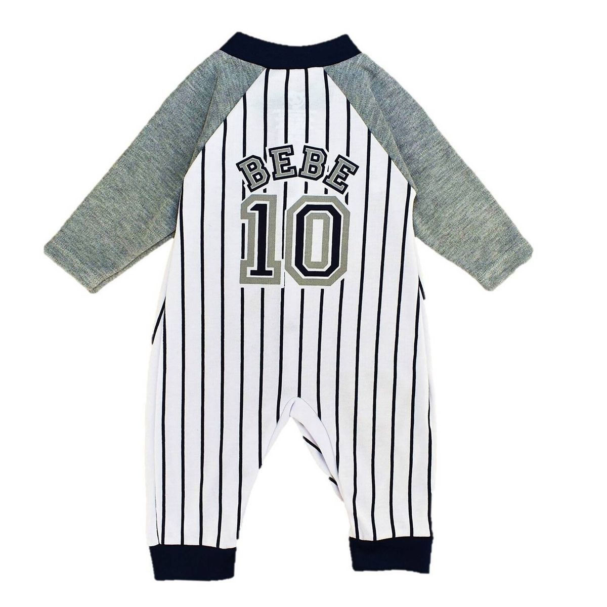 MUNDO BEBE - Pijama bebé niño enteriza beisbol gris
