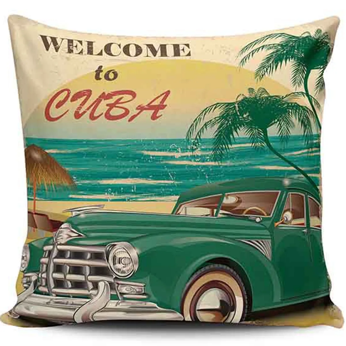 TAYRONA STORE - Funda Cojin Sin Relleno Cuba Vintage