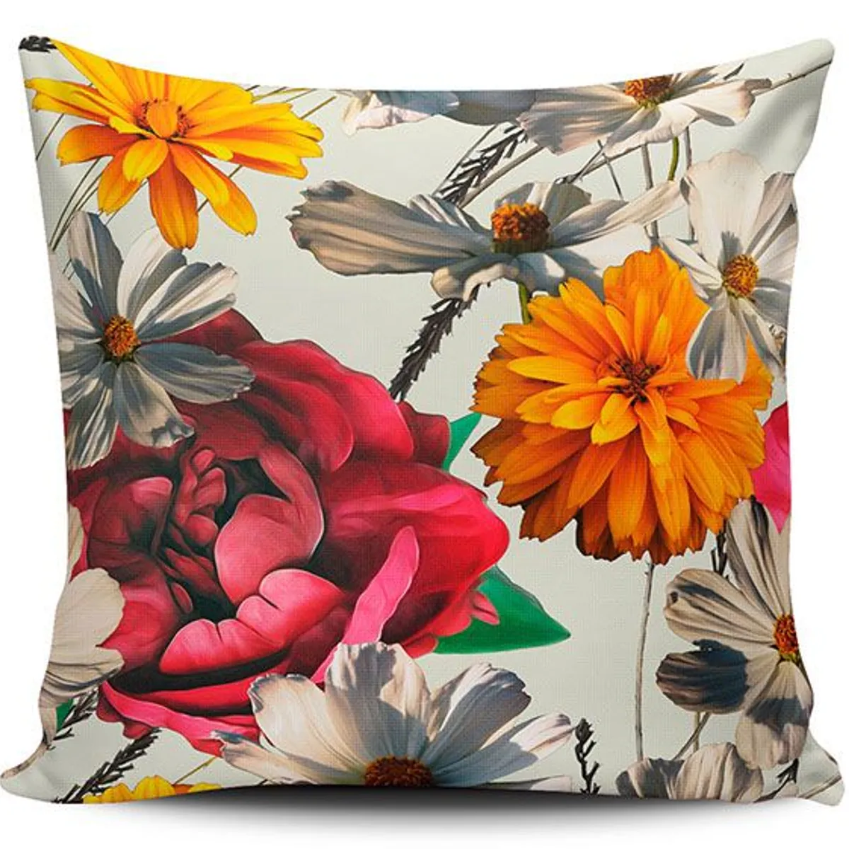 TAYRONA STORE - Funda Cojin Sin Relleno Flores 50