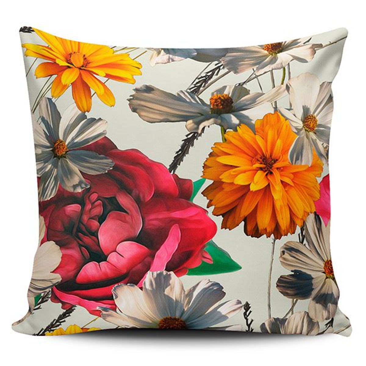 TAYRONA STORE - Funda Cojin Sin Relleno Flores 50