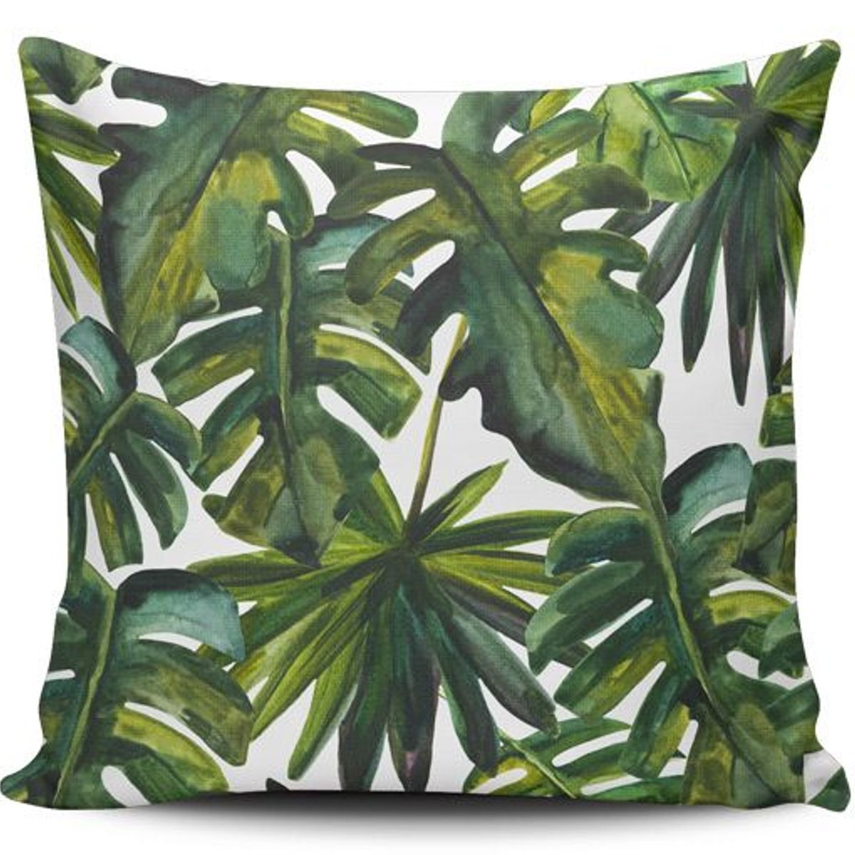 TAYRONA STORE - Funda Cojin Sin Relleno Hojas Verdes 02