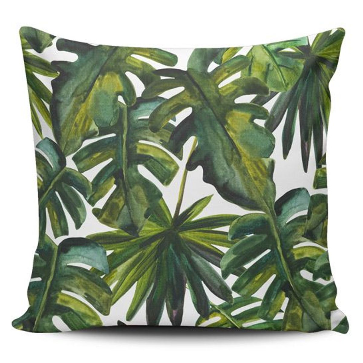 TAYRONA STORE - Funda Cojin Sin Relleno Hojas Verdes 02