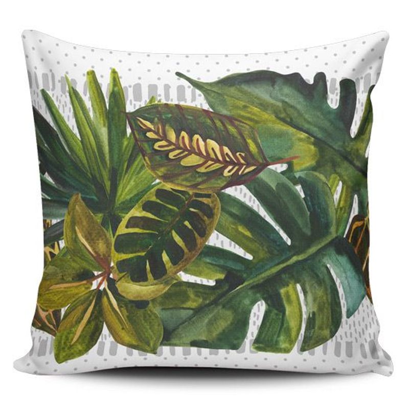 TAYRONA STORE - Funda Cojin Sin Relleno Hojas Verdes 03