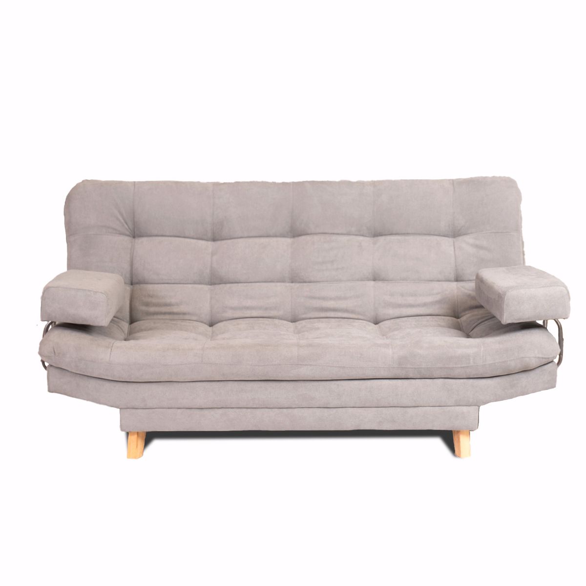 ARMONIA HOME - Sofá Cama Valencia Plata 3 PTOS 180x84x85
