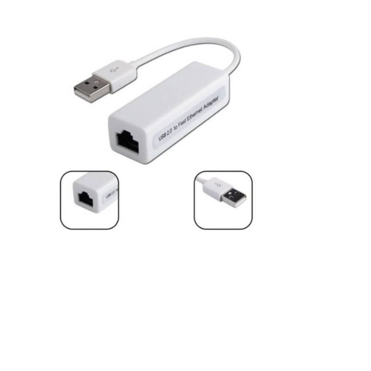 GENERICO - Adaptador De Red Usb A Internet Rj45 10 / 100 Mbs