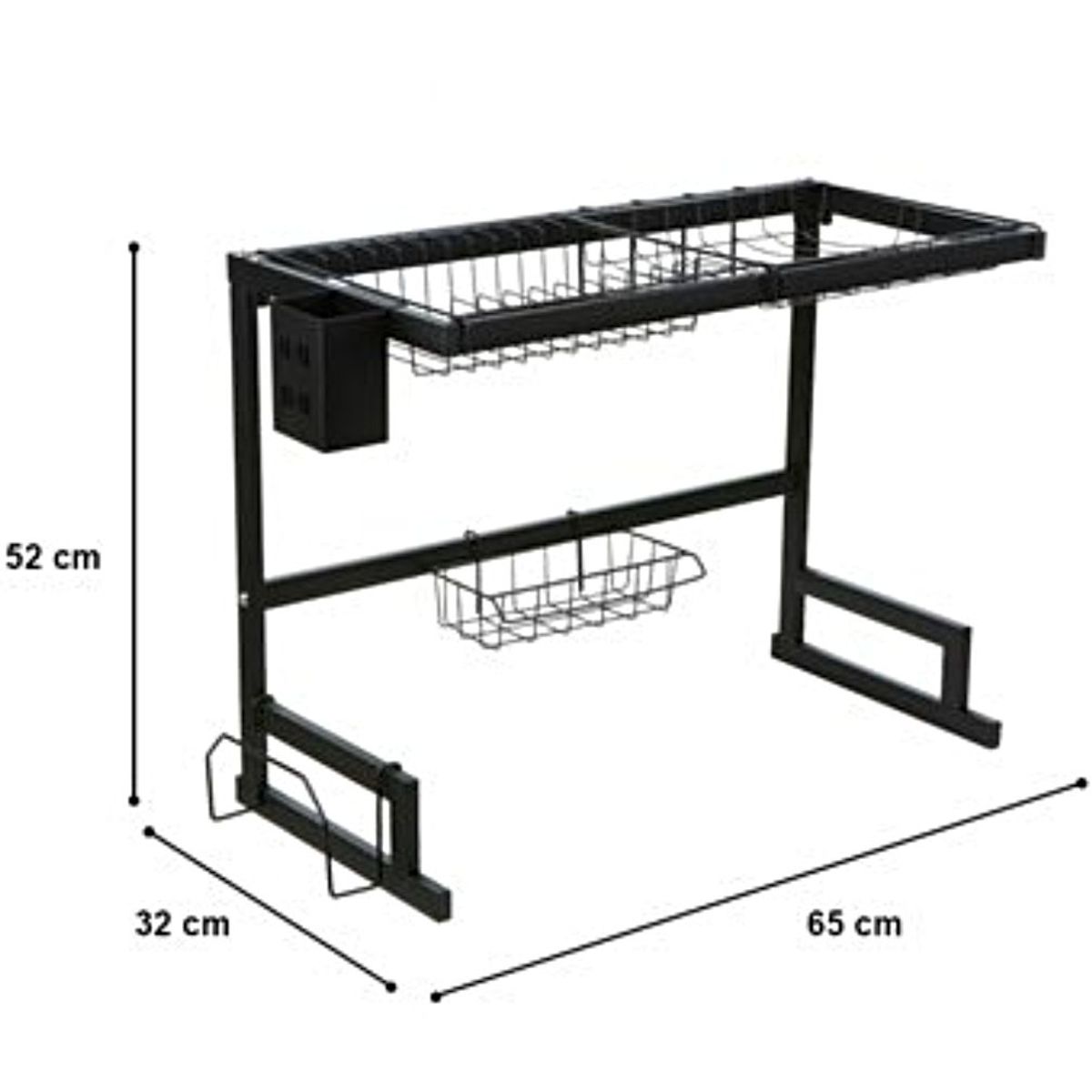 GENERICO - Escurridor Organizador De Platos en Fregadero