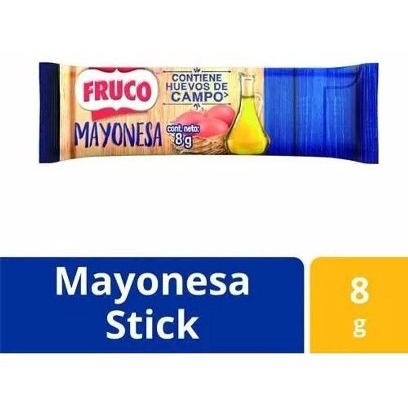 FRUCO - Mayonesa Fruco Stickpack X 8g - 102 Unidades