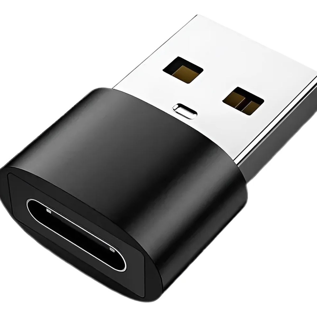 GENERICO - Adaptador Convertidor Tipo C Hembra A Usb Macho Otg para Carga y Datos