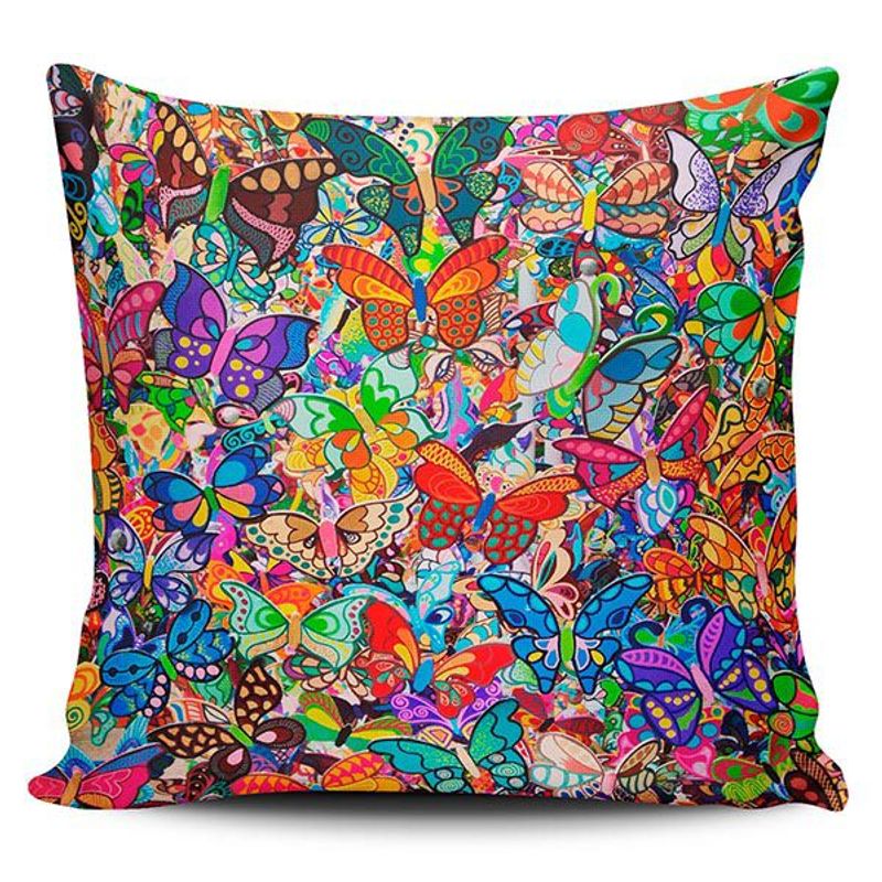 TAYRONA STORE - Funda Cojin Sin Relleno Mariposa 10