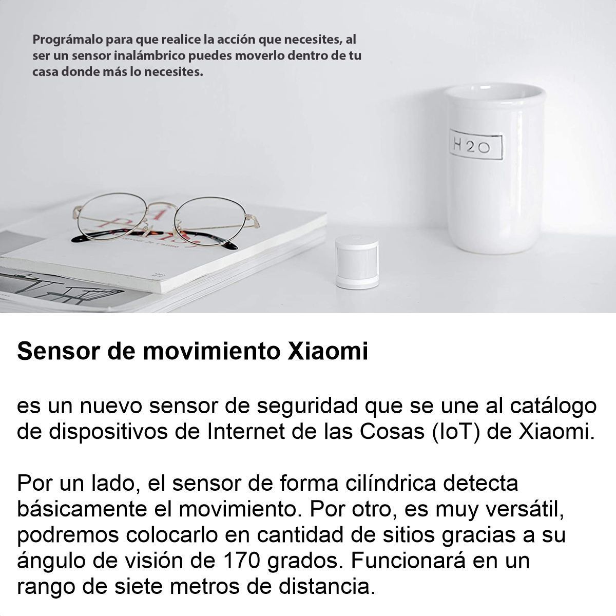 XIAOMI - Xiaomi Mi Motion Sensor De Movimiento Humano  Mascotas