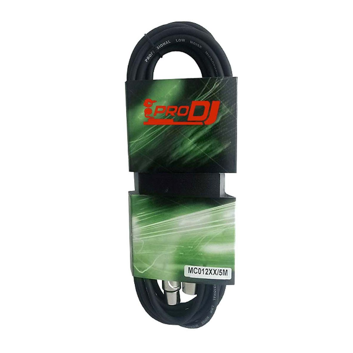 PRO DJ - Cable de micrófono PRO DJXLR de 5 metros Negro
