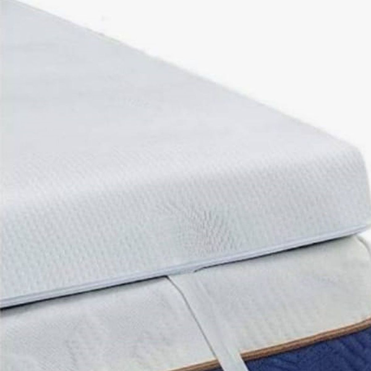 GENERICO - Sobrecolchón suavizante topper ajustable 100x190x6cm