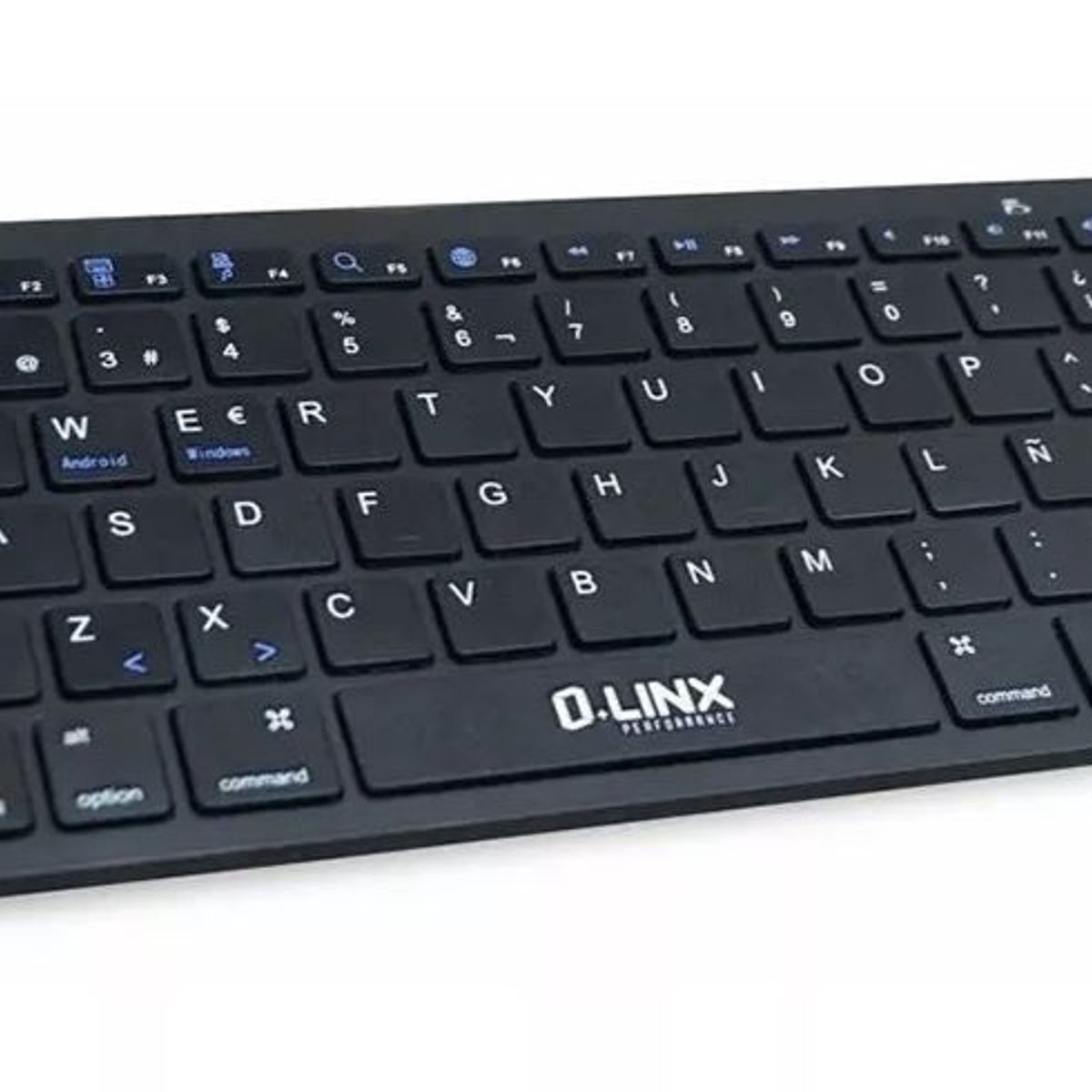 GENERICO - TECLADO INALAMBRICO NEGRO BLUETOOTH SLIM MINI