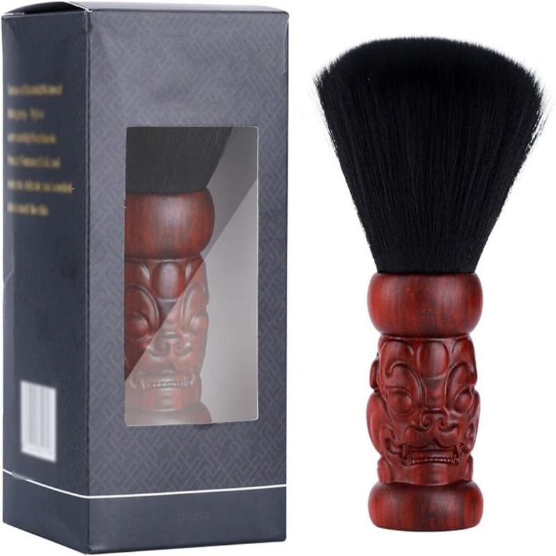 GENERICO - Brocha De Afeitar De Cerdas Para Hombres Con Mango De Madera