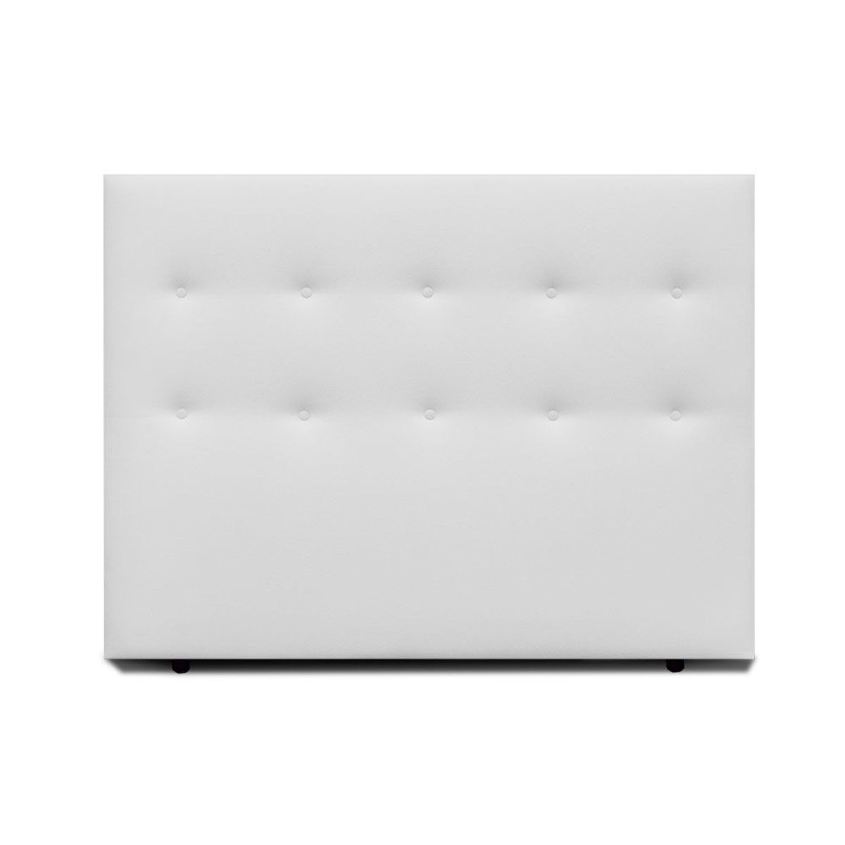 MAGIC CLASS - CABECERO PLANE DE PISO 90X120 ECOCUERO BLANCO