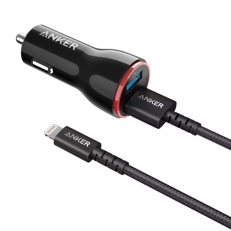 ANKER - Cargador de automóvil Anker 2 puertos PowerDrive 12 W