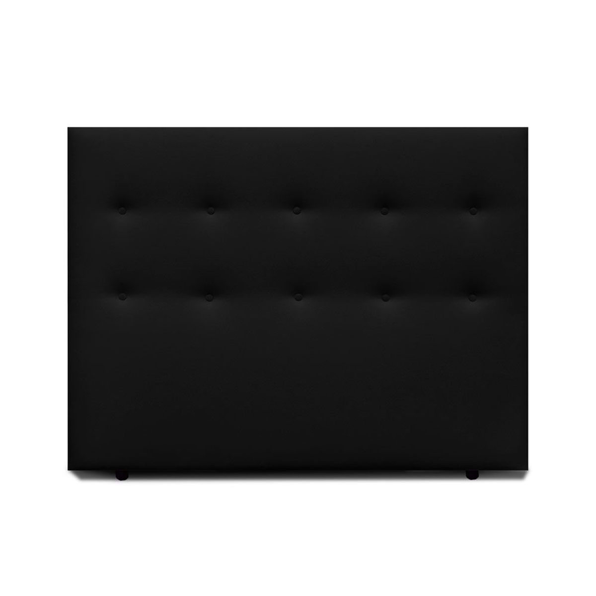 MAGIC CLASS - CABECERO PLANE DE PISO100X120 ECOCUERO NEGRO