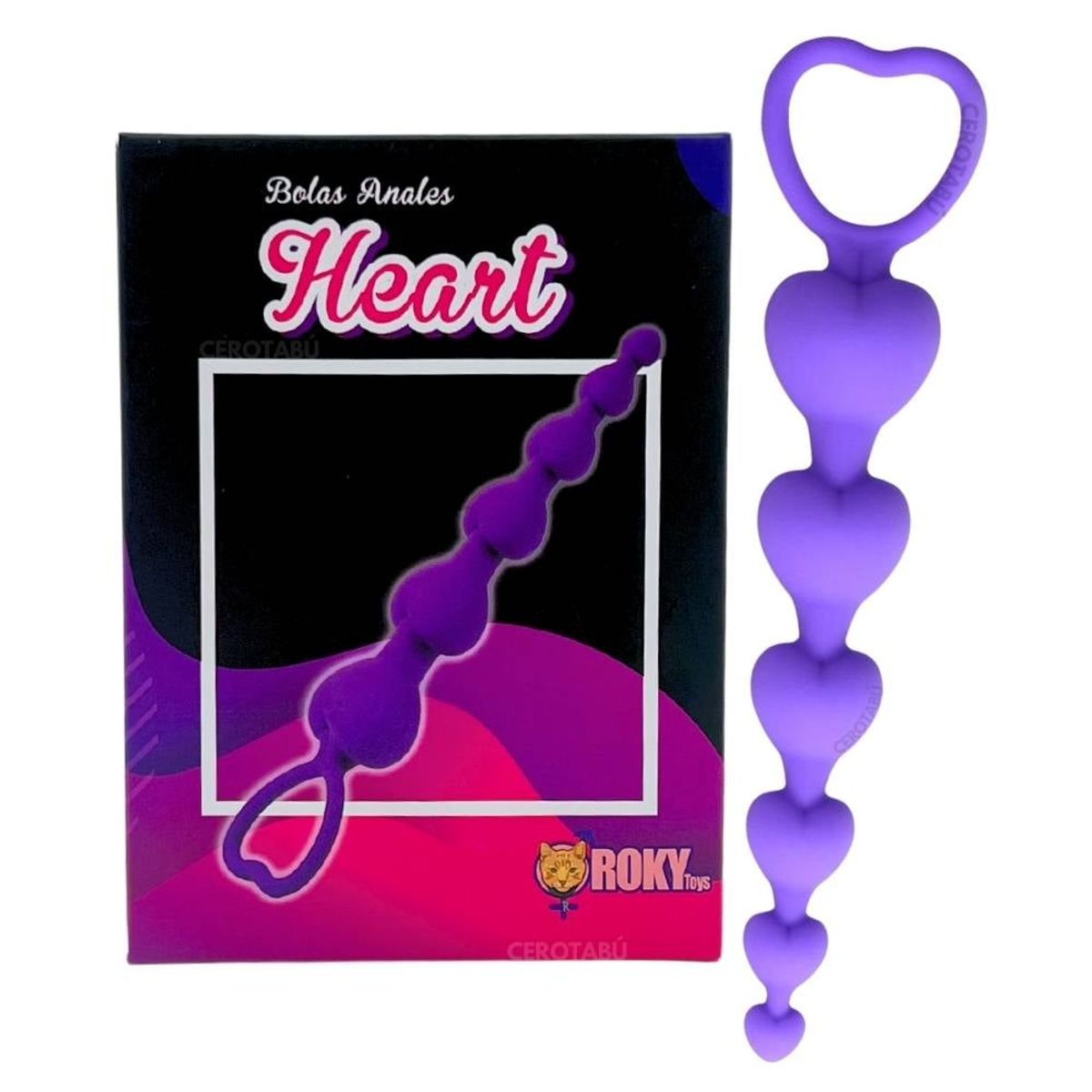 GENERICO - Bolas Anales Plug Dilatador Anal En Silicona Juguete Sexual Morado