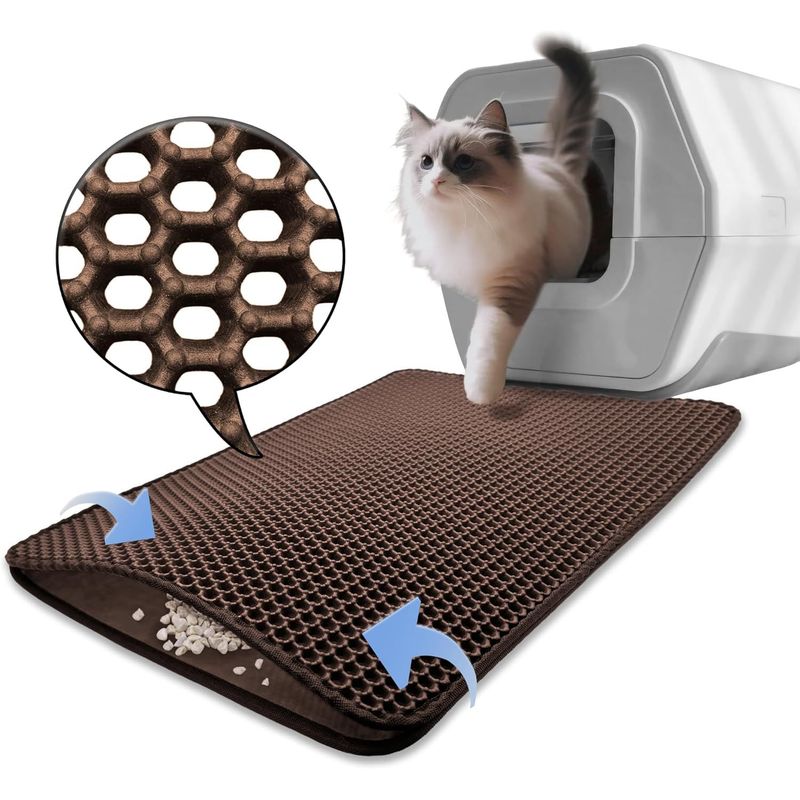 CATLIKE - Tapete Recolector Arena Grande Doble Capa Para Gatos XL