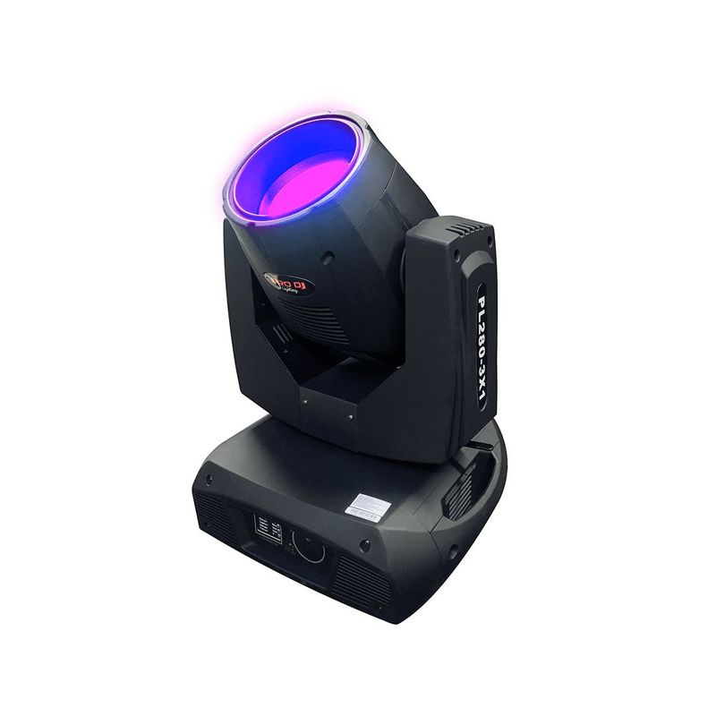 PRO DJ - Cabeza móvil 10R 280W rompenubes PRO DJ PL280 3X1 Negro