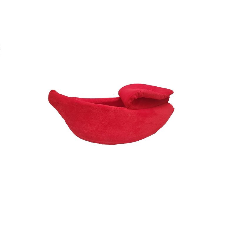 SOLEPET - CAMA BANANA PARA MASCOTAS TALLA S-ROJO