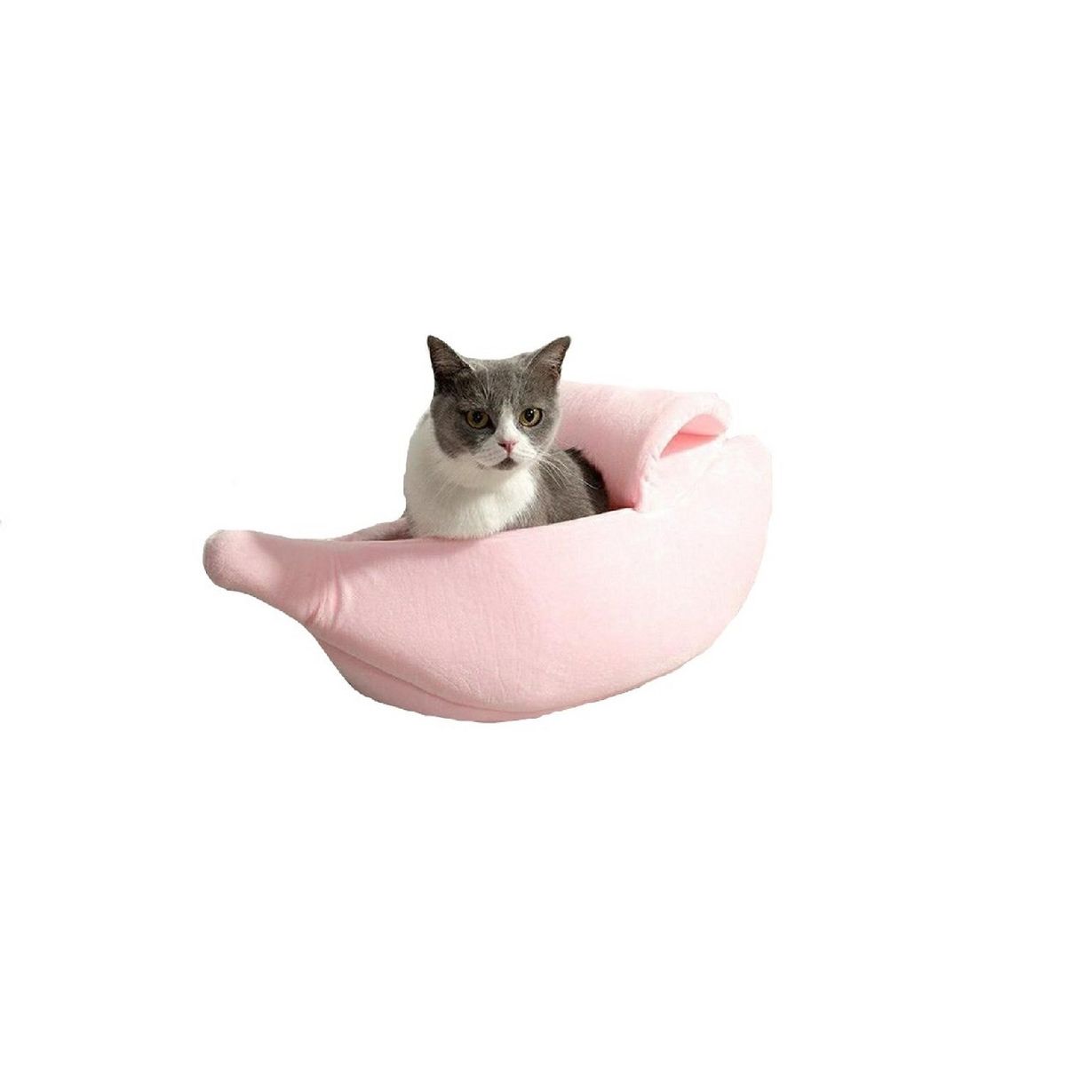 SOLEPET - CAMA BANANA PARA MASCOTAS TALLA S-ROSADO