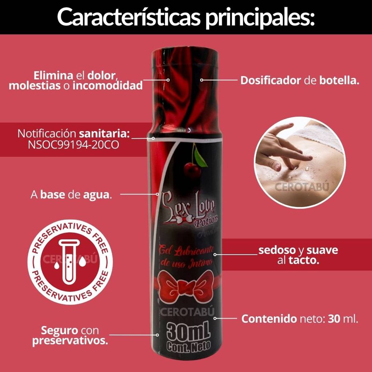 GENERICO - Lubricante Anal 30 ML Entume Y Dilata