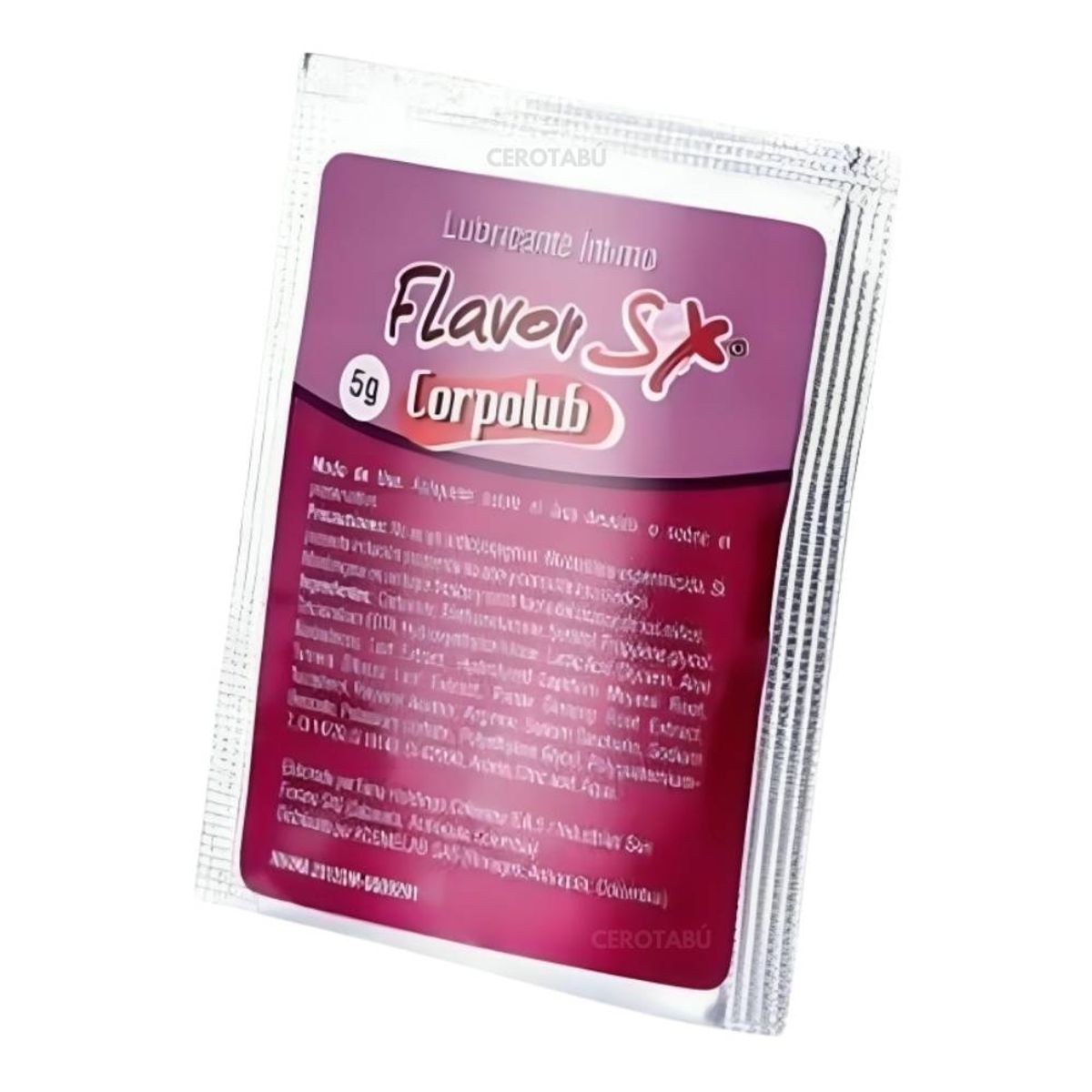 FLAVOR SEX - Lubricante Anal En Crema Relajante Muscular Flavor x5 g