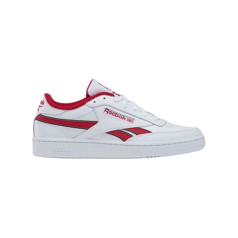 REEBOK - Tenis Hombre Reebok Club C 85 - Blanco-Rojo