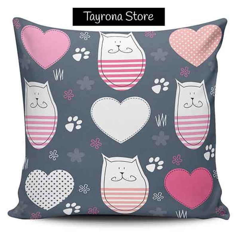 TAYRONA STORE - Funda Cojin Sin Relleno Gatos 52