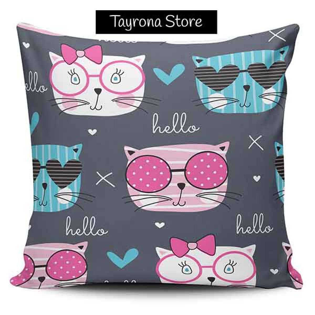 TAYRONA STORE - Funda Cojin Sin Relleno Gatos 47