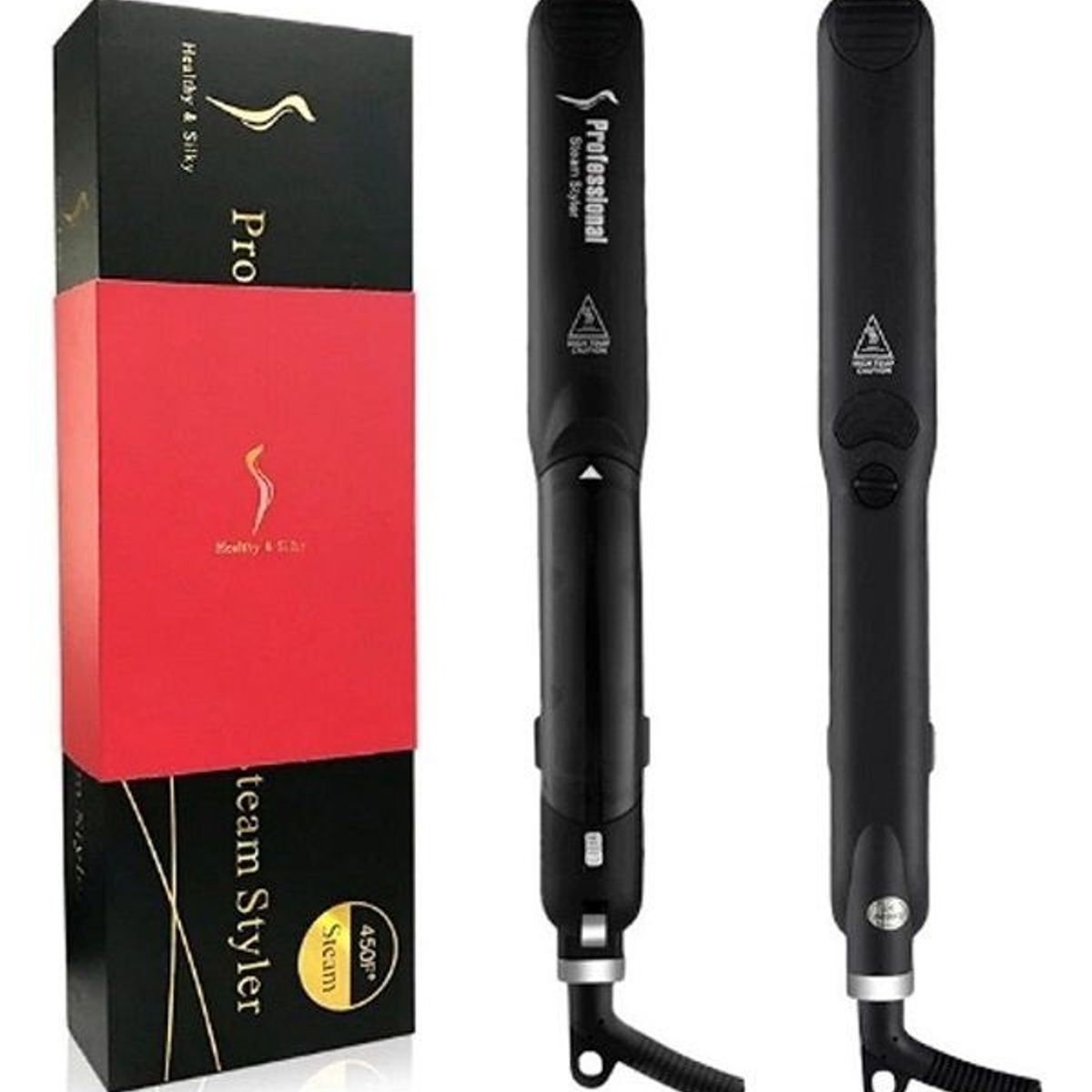 GENERICO - Plancha Cabello Healthy Professional Vapor Placas Titanium