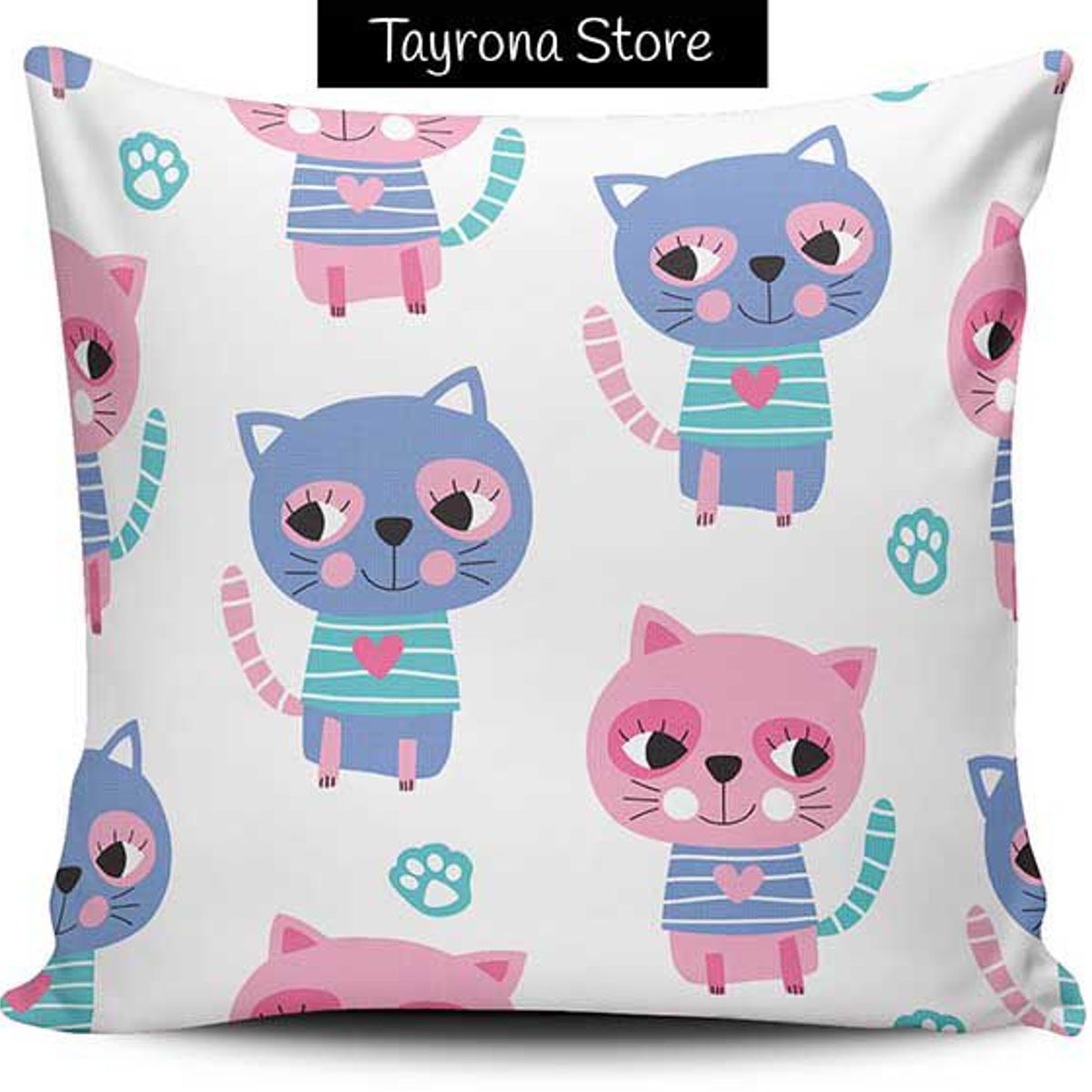 TAYRONA STORE - Funda Cojin Sin Relleno Gatos 31