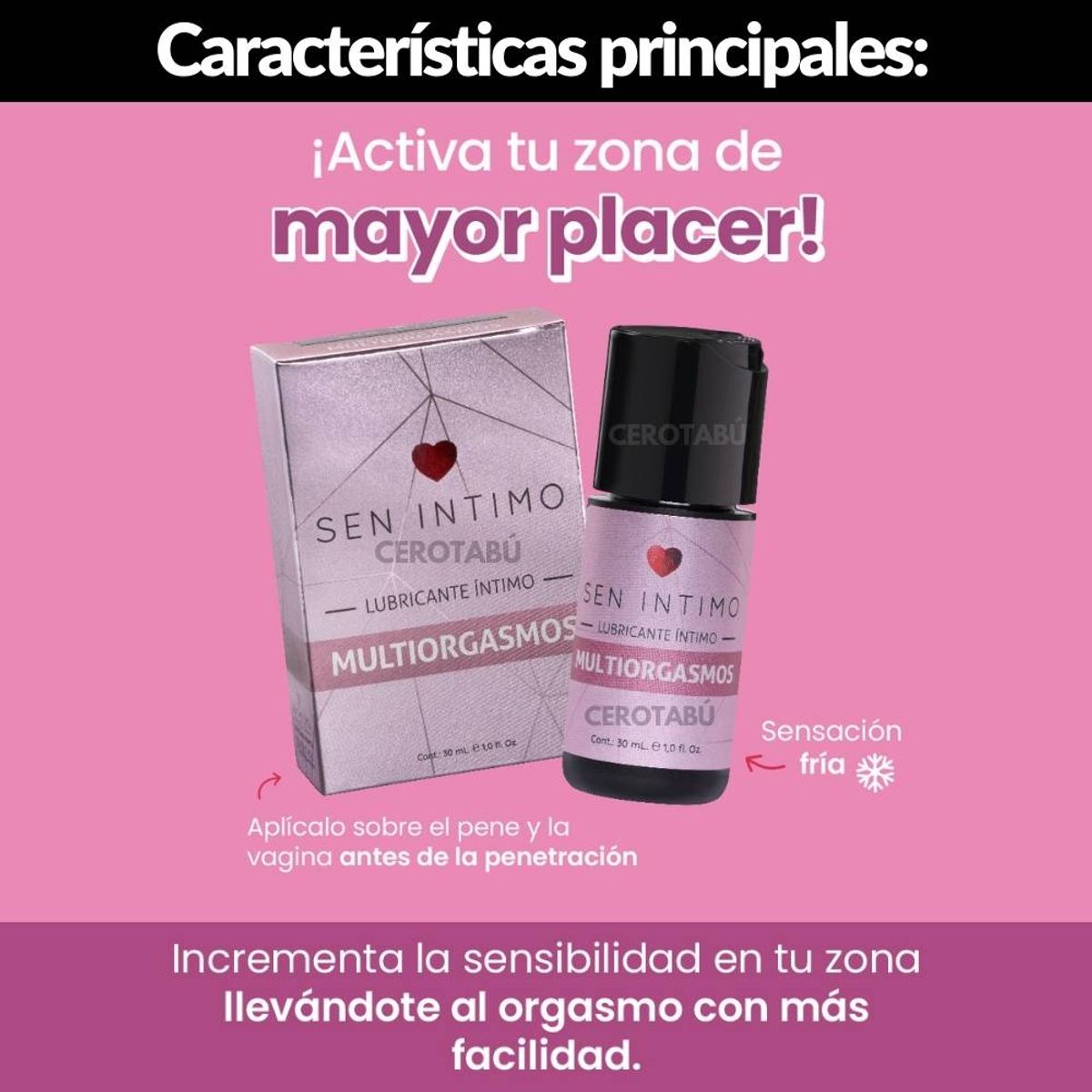 SEN INTIMO - Lubricante Intimo Multiorgasmo 30ml