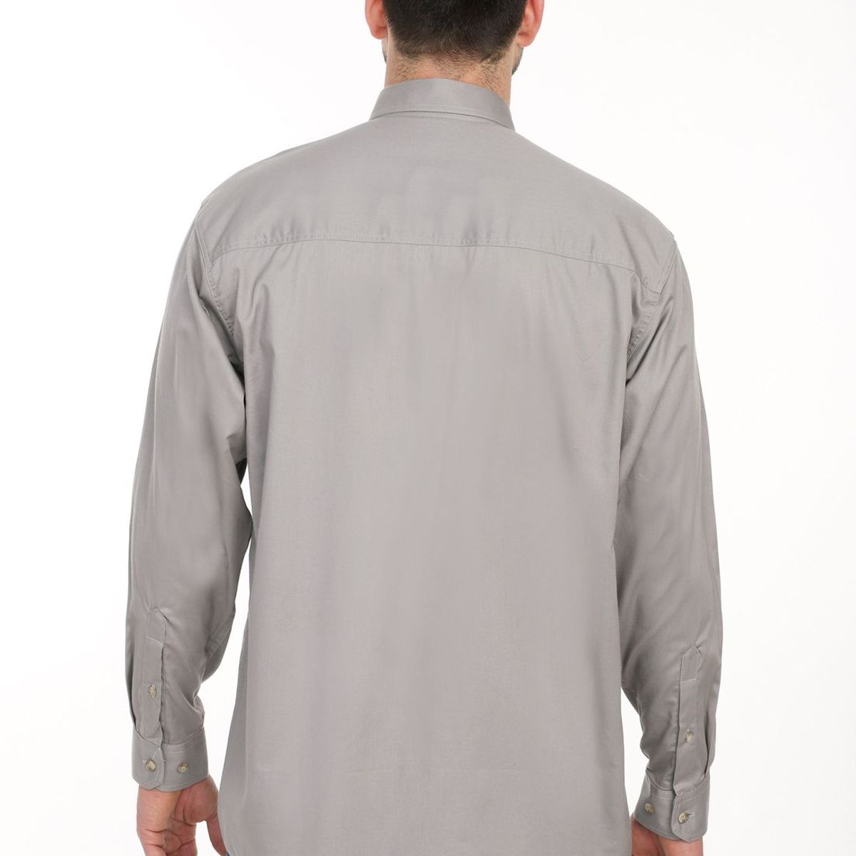 LEC LEE - Camisa Basic Manga Larga Lec Lee para Hombre - Gris Claro-