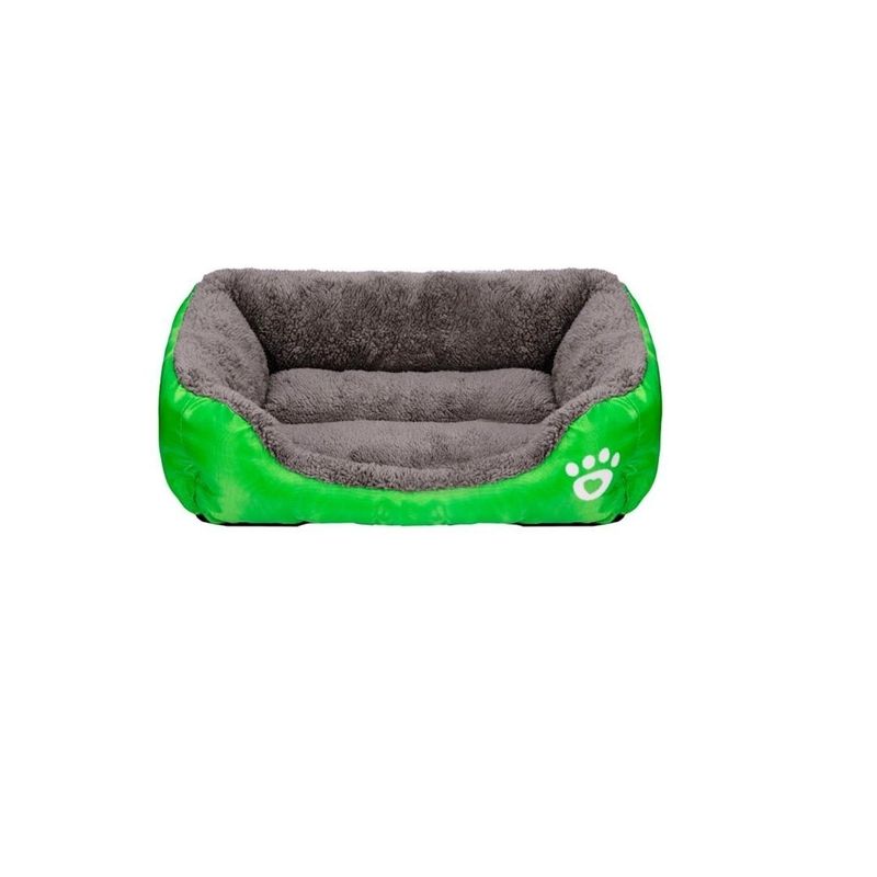 SOLEPET - CAMA SOFT ACOLCHADA PARA PERROS TALLA S -VERDE