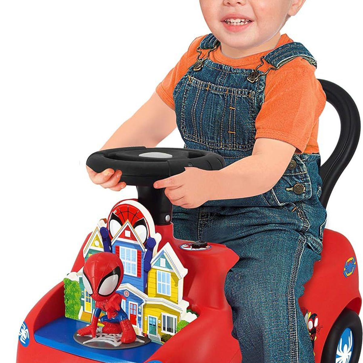 MARVEL - Vehiculo Montable Marvel Aventuras De Spidey Luces Y Sonido