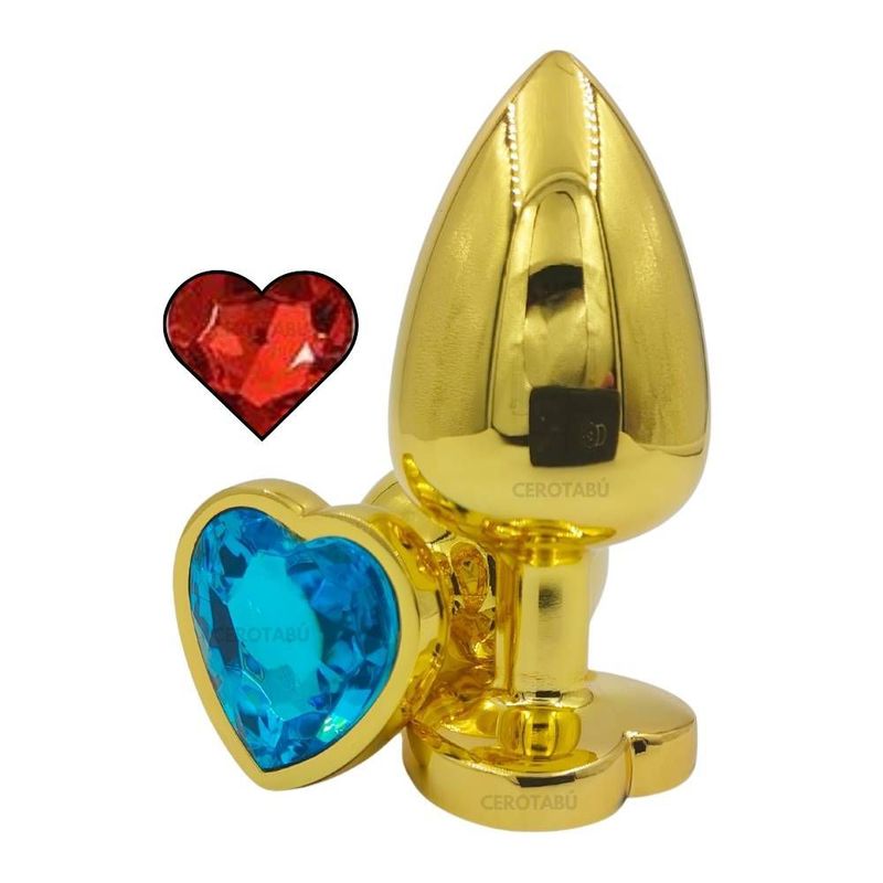 GENERICO - Plug Anal Dilatador Corazon Acostumbrador Talla L Grande
