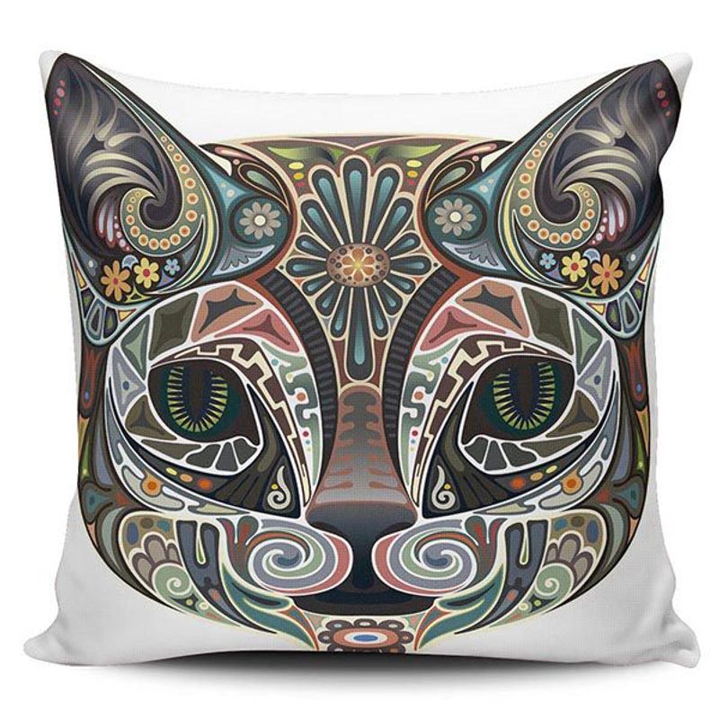TAYRONA STORE - Funda Cojin Sin Relleno Gato 06