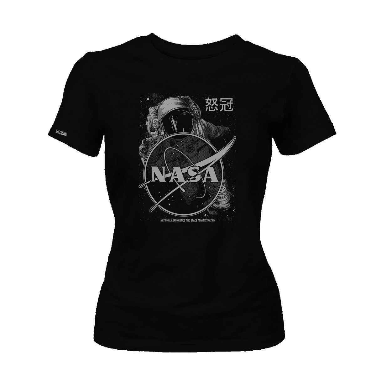 CREACIONES NU CROWN - Camiseta Dama Astronauta Nasa mujer Original Nu Crown