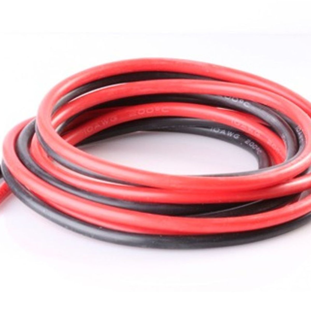 GENERICO - Cable Cobre Calibre 16 Awg 1 Metro Rojo y Negro