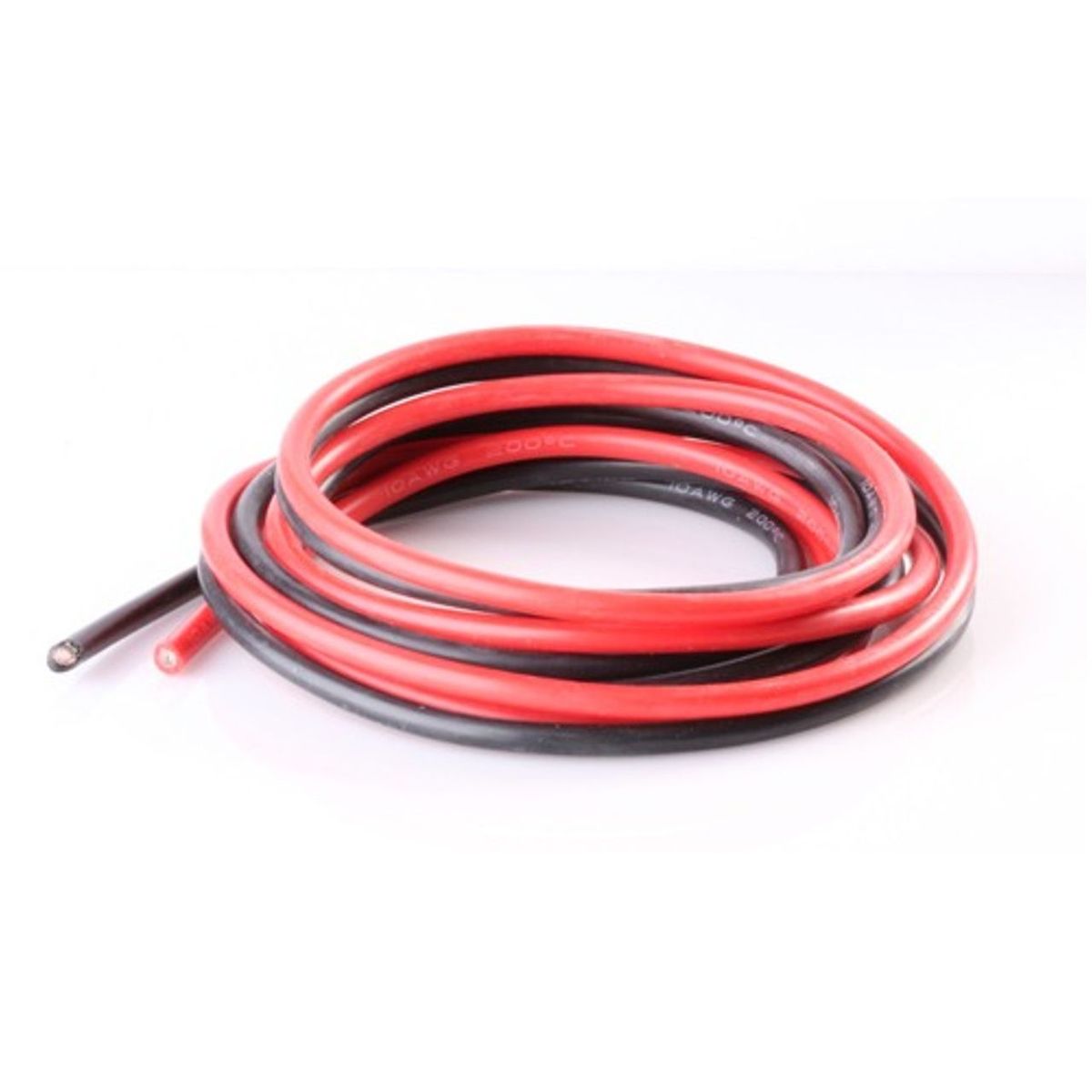 GENERICO - Cable Cobre Calibre 16 Awg 1 Metro Rojo y Negro